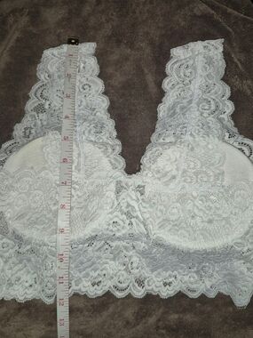 Lace Bralette in White - Women Intimates